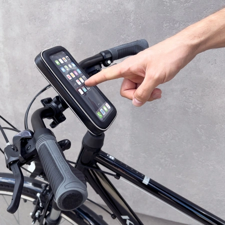 WOZINSKY UCHWYT NA TELEFON DO ROWERU MOTOCYKLA HULAJNOGI UNIWERSALNY WBHBK7
