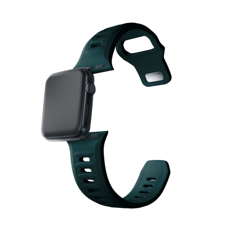 38/40/41/42 mm Evergreen (small) - 3mk Silicone Watch Strap for Apple