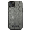 Karl Lagerfeld KLHCP14SSAKLHPG iPhone 14 6,1" hardcase szary/grey Saffiano Mono Metal Logo