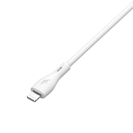 MOONX ładowarka sieciowa MC02 2.4A 12W 2xUSB + kabel Lightning Biały