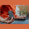 Dysk Zewnętrzny Verbatim Pocket SSD 2TB - brelok do kluczy z kablem USB-C 3.2 gen.2 czarno-pomarańczowy/black-orange 32197