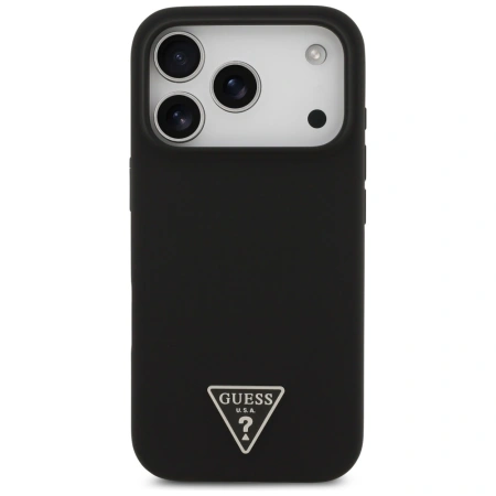 GUESS ETUI CASE SILIKONOWE DO IPHONE 17 PRO MAX LOGO MAGSAFE