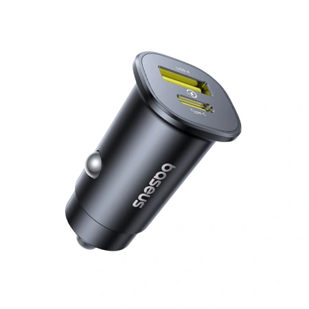 BASEUS ŁADOWARKA SAMOCHODOWA GO TRIP USB-C USB-A 30W DO SAMOCHODÓW SZYBKIE
