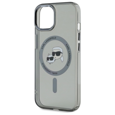 KARL LAGERFELD ETUI HARDCASE DO IPHONE 15 6.1 DO MAGSAFE IML METAL