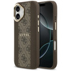 Etui Guess 4G Stripe MagSafe do iPhone 17 brązowy