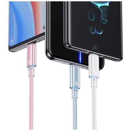 USAMS KABEL USB-A DO USB-C 6A 1.2M DO TELEFONÓW 6A SZYBKIE ŁADOWANIE