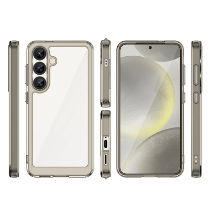 HURTEL ETUI POKROWIEC SILIKONOWY DO SAMSUNG GALAXY S25 ŻELOWA RAMKA OCHRONA