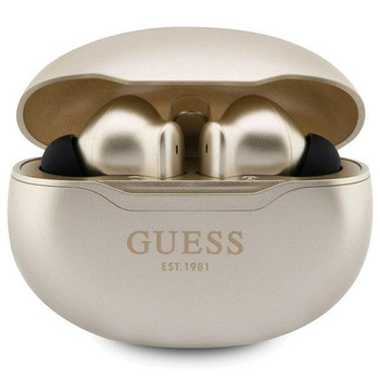 Słuchawki Bluetooth Guess GUTWST50ED TWS + stacja dokująca - złote Classic EST
