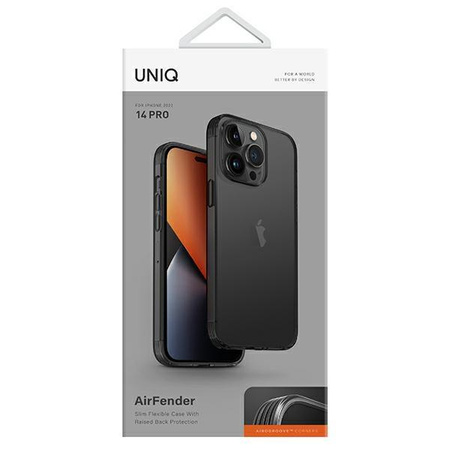 Etui Uniq Air Fender na iPhone 14 Pro - szare tinted