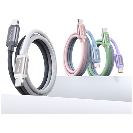 USAMS KABEL USB-C USB-C 60W PD DO TELEFONÓW IPHONE 12 13 14 1.2M SZYBKIE