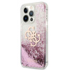 GUESS ETUI HARDCASE DO IPHONE 13 PRO MAX 6,7 ZŁOTY LIQUID GLITTER OPÓŹNIONE