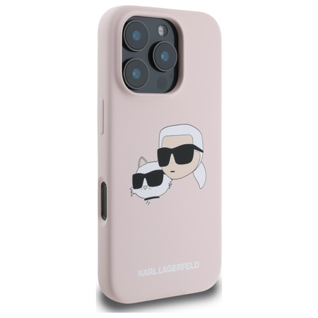 KARL LAGERFELD ETUI HARDCASE SILIKONOWE DO IPHONE 16 PRO 6.3 DO MAGSAFE