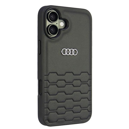 AUDI ETUI CASE DO IPHONE 16 PLUS 6.7 Z SYNTHETIC LEATHER WYTRZYMAŁE OCHRONA