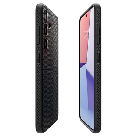 Etui Spigen Liquid Air na Samsung Galaxy S24+ - czarny mat