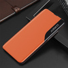 Eco Leather View Case elegancki futerał etui z klapką i funkcją podstawki Samsung Galaxy A72 4G pomarańczowy