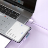 MCDODO KABEL USB-C KĄTOWY SZYBKIE ŁADOWANIE USB TYP C 6A 100W FIOLETOWY 2M
