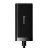 Baseus GaN3 Pro szybka uniwersalna ładowarka sieciowa GaN 2 x USB Typ C / 2x USB 100W PD3.0, QC4.0+, AFC czarny (CCGP000101)