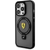 Etui Ferrari Ring Stand 2023 Collection MagSafe do iPhone 15 Pro Max - czarne