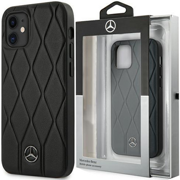 Mercedes MEHCP12SMULBK iPhone 12 mini 5,4" czarny/black hardcase Wave Line