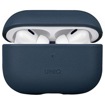 Etui Uniq Terra na AirPods Pro 2 gen. Genuine Leather niebieski/space blue