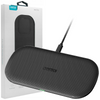Choetech 2w1 ładowarka bezprzewodowa Qi do telefonu / słuchawek Airpods 2 z 5 cewkami ładującymi 10W czarny (T535-S (H))