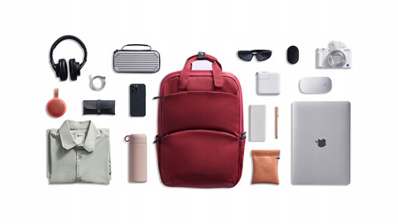INNOSTYLE PLECAK NA LAPTOPA 15,6 DO SAMOLOTU WODOODPORNY COLORLITE 14L CZERWONY