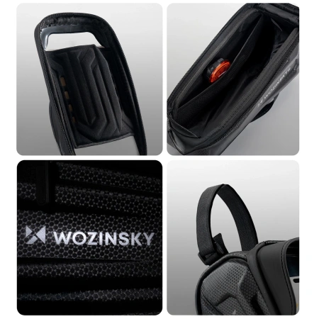WOZINSKY SAKWA ROWEROWA NA RAMĘ DO TELEFONU PANCERNA 1.7L NAJLEPSZA