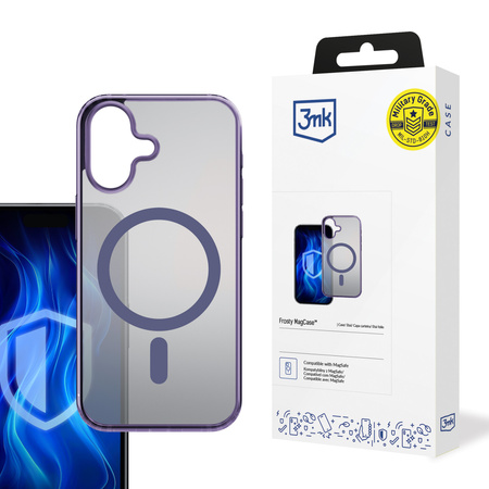 3MK ETUI TPU DO APPLE IPHONE 16 PLUS MAGCASE DO MAGSAFE OCHRONA TELEFONU