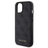 Zestaw Guess GUBPM5P15S4GEMGK iPhone15 6.1 hardcase + Powerbank 5000mAh MagSafe czarny/black 4G Metal Logo