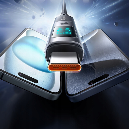 MCDODO ADAPTER PRZEJŚCIÓWKA USB-C USB TYP C DO LIGHTNING IPHONE 60W MIERNIK