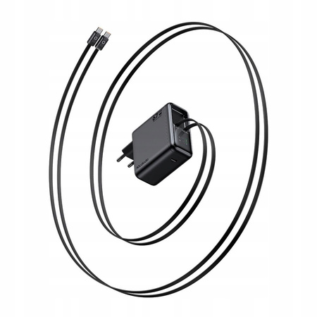 MCDODO SZYBKA ŁADOWARKA SIECIOWA ZASILACZ 3X USB-C PD GAN 67W 2X KABEL 1M