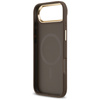 Etui Guess 4G Stripe MagSafe do iPhone Air brązowy