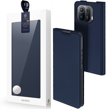 DUX DUCIS Skin Pro kabura etui pokrowiec z klapką Xiaomi Mi 11 Pro niebieski