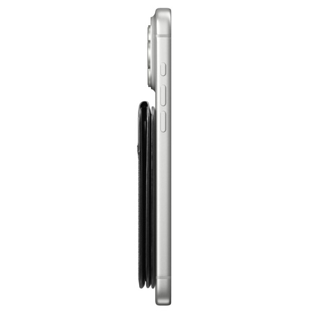 SPIGEN S314-2 SLIM FOLD TRIPOD MAGSAFE UNIVERSAL MAGNETIC CARD HOLDER BLACK