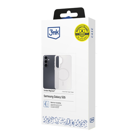 Samsung Galaxy S26 - 3mk Smoke MagCase White