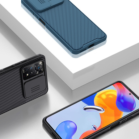 Nillkin CamShield Pro Case etui pokrowiec osłona na aparat kamerę Xiaomi Redmi Note 11 Pro / Note 11 Pro 5G / Note 11E Pro czarny
