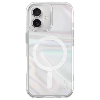 UNIQ ETUI COEHL SAVON DO IPHONE 16 6.1 MAGNETIC CHARGING Z BUBBLE PRISM