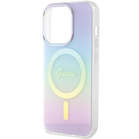 GUESS POKROWIEC HARDCASE DO IPHONE 15 PRO MAX 6.7 MAGNETYCZNY IRIDESCENT