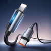 MCDODO ŁADOWARKA KABEL USB-C LIGHTNING SZYBKIEGO ŁADOWANIA DO IPHONE 1M LED
