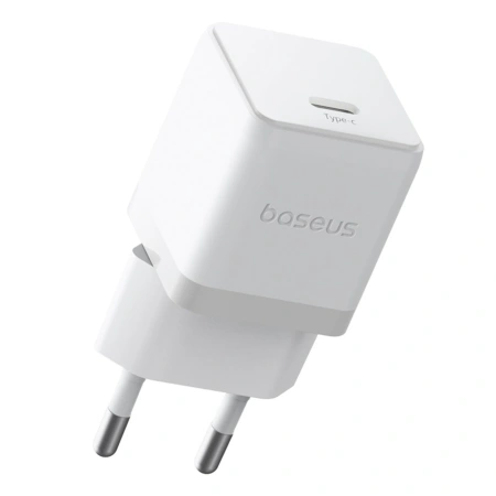BASEUS ŁADOWARKA SIECIOWA PALM 1C 20W Z KABLEM USB-C 60W DO IPHONE 12 13