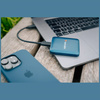 Dysk Zewnętrzny Verbatim Snapback SSD    1TB USB-C niebieski 32075