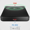 Powerbank SBS Mag Power Qi2 5000 mAh kompatybilny z MagSafe - czarny
