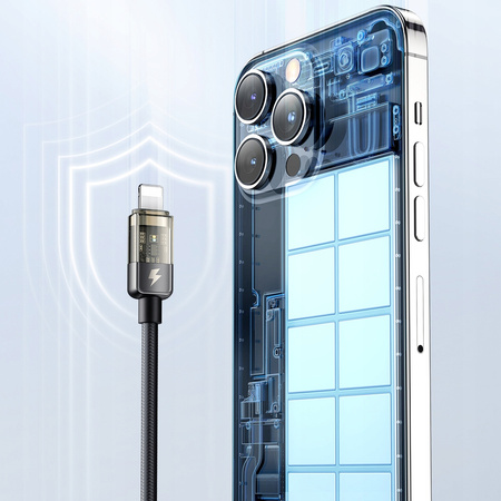 MCDODO KABEL USB-C LIGHTNING SZYBKIEGO ŁADOWANIA 36W DO IPHONE 13 14 1M LED