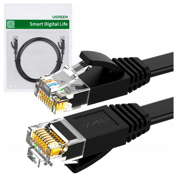 UGREEN KABEL SIECIOWY RJ45 PŁASKI ETHERNET DO KOMPUTERA ROUTERA 3M CAT.6