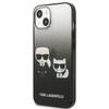 Karl Lagerfeld KLHCP13STGKCK iPhone 13 mini 5,4" hardcase czarny/black Gradient Ikonik Karl & Choupette