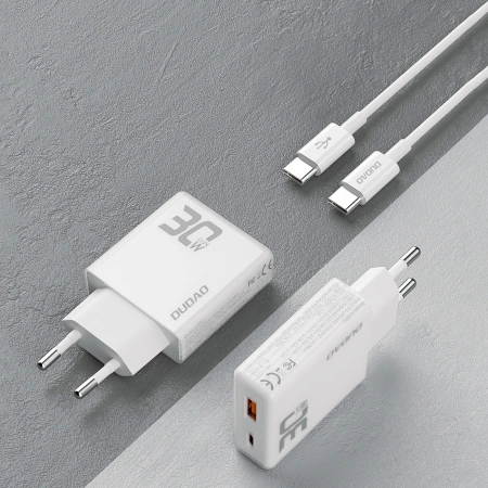 DUDAO ŁADOWARKA 30W GAN DO TELEFONÓW SAMSUNG IPHONE SZYBKIE ŁADOWANIE USB-C