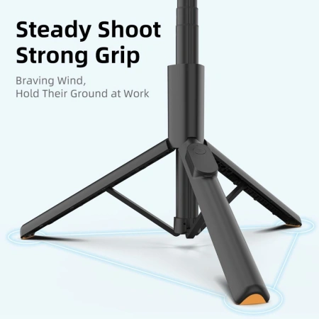 TECH-PROTECT SELFIE STICK Z TRIPODEM DO TELEFONÓW I KAMER 3W1 Z PILOTEM