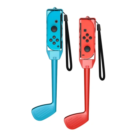 Pakiet akcesoriów rodzinnych 10 w 1 do gry Nintendo Switch Sports - zestaw czerwony i niebieski
