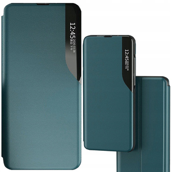 HURTEL ECO LEATHER VIEW CASE ETUI DO IPHONE 13 PRO MAX ELEGANCKI Z KLAPKĄ