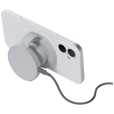 Ładowarka indukcyjna Bazic GoMag Trio 2 3w1 15W magnetyczna do iPhone/Watch/AirPods szara